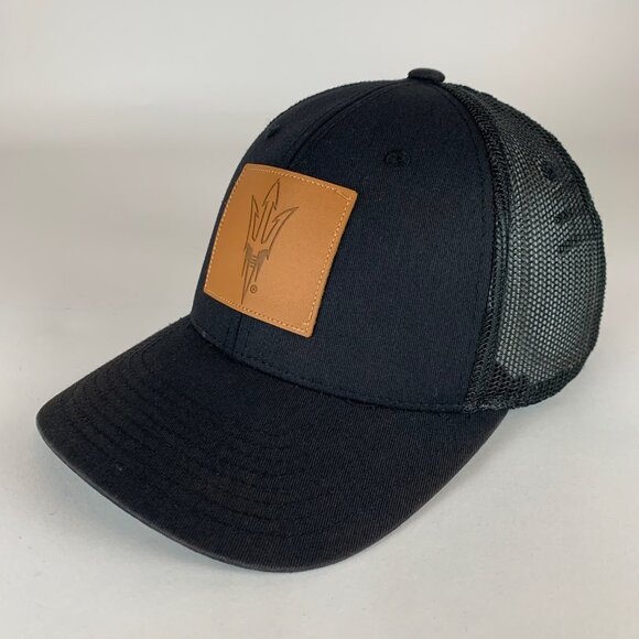 Arizona State Sun Devils NCAA Black Zephyr Snapback Trucker Hat - Picture 1 of 5